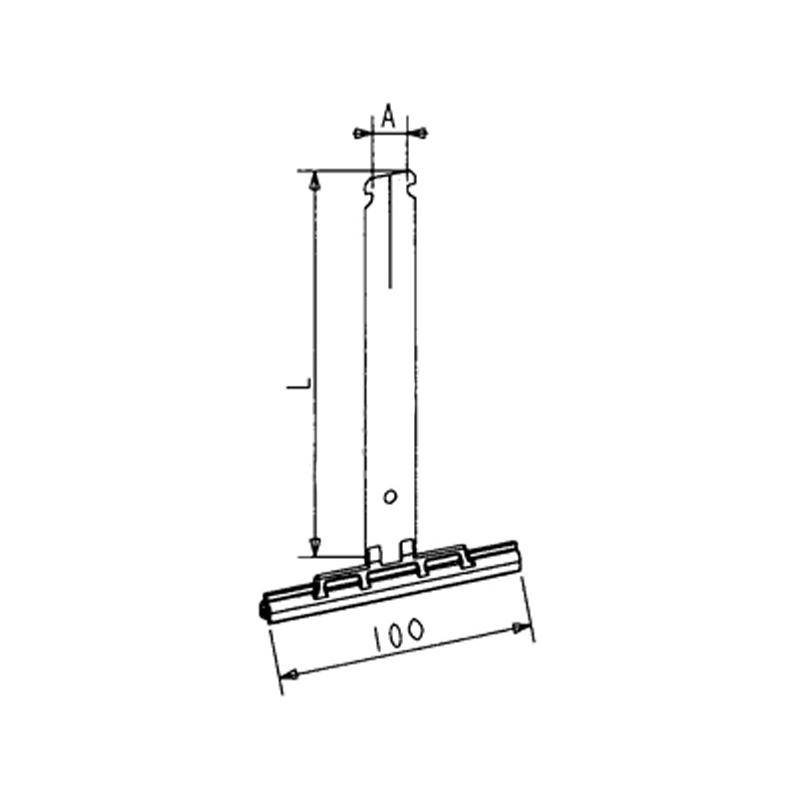 Attache tablier souple à clipser 142 mm – tube ZF – lames 37 à 42 mm ep8mm – Image 4
